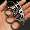 Hand Spider Web Tiger Outdoor Fiess Joint Copper Four Finger Tool Set Ring Fist Buckle 596039