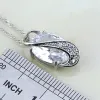 Sets Classic Oval Shaped White Birthstones 925 Sterling Silver Jewelry Sets For Women Wedding Necklace/Earrings/Pendant/Ring