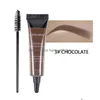 Ögonbrynsförstärkare Pro Eyebrow Cream Gel Gel Makeup Tattoo Pen Tint Långvarig vattentät henna L Cejas Maquillage Make-up Eyes Enhancers Dhtvy