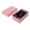 Rings 24Pcs/lot BowKnot Gift Box Ring Earring Necklace Jewelry Package Box Colorful Paper Jewelry Holder Box with Black Sponge Inside