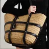 Totes Luxurys Women Woody Designer Beac Sopping Straw andbags Raffia Grass Woven Soulder Bags Ladies Y andbag Sopper Purse ToteH24221