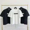 High quality Designer Fashion Classic Jil Sander Shirt Casual Mens Women Letter Printing Couples t Simple Style Loose Short Sleeve Oversized aaa