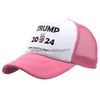 Party Hats 12 Colors Baseball Cap 2024 U.S. Presidentval Trump Hat Take America Back Caps Justerbar hastighet Rebound Cotton SP DH9A7