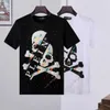 Men's T-Shirts PLEIN BEAR 2021 Summer New Crystal PLEIN Skull Print T-shirt Mens 100% Cotton Breathable Super Top Brand Clothing PB170479 J240221