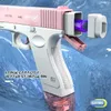 Elektrische Glock Wasserpistole Spielzeug Tragbare Wasserpistolen Automatische Wasserspritzpistole Spielzeug Elektrische Burst Wasserpistole Kinder Outdoor Wasserspielzeug 240220