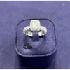 Latest Baguette Custom Personalized Name Engagement Ring Gold Plated Sterling Sier Moissanite Rings