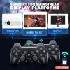 Spelare 4K Video Game Console TV Game Stick M8 Pro Plus Game Console med Dual Wireless Controller 32/64/128GB 41000 Retro -spel