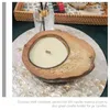 Kaarsenhouders Containers Kokosnoothouder voor kaarsen Maken Kom met huid DIY-beker