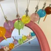 سلاسل المفاتيح Lollipop Charm Charm Pendant Acrylic Material للأطفال المراهقين