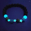 Charm Bracelets 2024 Fashion Handmade Jewelry Luminous Fluorescent Men And Women Boutique Wholesale