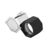 Equipments Hexagon 20.5mm Diameter 10x Loupe Triplet Gemstone Magnifier Diamond Grading Eye Magnifying Jewelry Identification Tools Lysuz