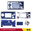 Kılıflar 4 In 1 Sınırlı Versiyon Metal Muhafaza Kabuğu Kılıfı Ön Yüz Plakası Nintendo Gameboy Micro GBM Kılıfı için Pil Tutucu