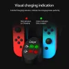 Suporte base de carregamento para controlador Nintendo Switch para carregador Joy Con Host NS OLED Grip Gamepad Suporte DC5V / 2A com 2 saídas USB