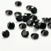 Rings 1000 stcs AAAAA 0,8 ~ 4 mm CZ Steen Ronde gesneden zwarte kleur kubieke zirconia synthetische edelstenen voor sieraden