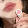 Lip Gloss Batom Pequeno Tubo Branco Esmalte Água-Luz Espelho À Prova D 'Água Hidratante Básico Maquiagem Coreano Cosméticos Drop Delivery Healt OT8WB