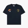 Projektant Rhude T Shirt Mens Designer Rhdue T Shirt Mensrhude Classic Sunset Print Vintage Trende High Street Short Sleeve American Fashion Brand Lose Tshirt F Bx58