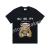 2024 Nieuwe Designer Luie Unisex T-shirts Korte mouw Zomer Casual T-shirts Unisex Tees Letters Oversized Twee kleuren Wit Zwart Cartoon Patroon Maat XS-L