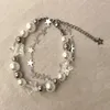 Charm Armbanden Vintage Crystal Star Pentagram Parel Kralen Armband Voor Vrouwen Zoete Esthetische Harajuku Mode-sieraden Gif