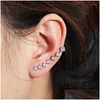 Studörhängen Masa Ear Clip Bone Korean Style Single Row Seven Star Earring Personlighet Sweet Girl For Women Drop Delivery Smycken Otwet