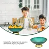 Dinnerware Sets Fruit Tray Offering Bowl For Kitchen Counter Stand Snack Holder Draining Basket High Base Decorative Home