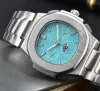 Мужчины женщины Patekss Nautiluss 5740 наручные часы Водонепроницаемые часы Aquanaut Крутые модные наручные часы Спортивные мужские часы с кварцевым календарем из нержавеющей стали