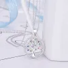 Livets halsband Tree of Life Pendant Necklacec 925 Sterling Silver Jewelry Silver 925 Halsband