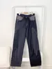 Mens Designer Jeans Classic Nigo Purple Jeanstassel Damaged Denim Hole Pants Slim Fit