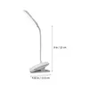 Table Lamps Desk Light Reading Aesthetic Lamp Charging For Study White Office Small LED