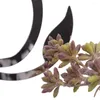 Adesivi murali Argento/Nero 1 Set Adesivo per decalcomania a specchio murale con fiore rimovibile in acrilico 3D per la decorazione della stanza di casa