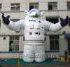 En gros de 8 mh (26 pieds) avec souffleuse en plein air astronaute géant astronaute artistique modèle Air Boule Spaceman Balloon pour exposition aérospatiale et spectacle spatial