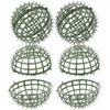 Decorative Flowers 4Pcs Grass Ball Rack Plant Ornament Frame Artificial Topiary Cage