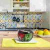 Ensembles de vaisselle panier à fruits paniers de rangement en acier inoxydable pour étagères en métal décoratif
