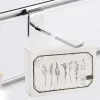 Rails 1000 stuks zelfklevende hangende tabs, 1x11/2 inch rond gat hanger hang tag haken voor winkelbenodigdheden display