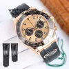 Mens Watch Clean Men's High Quality Chronograph Watch Design Designer Watch 40mm Dial 4130 Top Mechanical Movement Watch Ceramic Bezel 904l Stainless Steel Strap