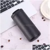 Mugs 1 Pcs 304 Stainless Steel Coffee Cup Portable Vacuum Flask Mug Double-Layer Water Tumbler For Car Drop Delivery Home Garden Kit Dhueh