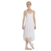 무대웨어 여자 발레 연습 스커트 드레스 쉬폰 드레스 여아 투투 현대 의상 발레리나 춤 의상