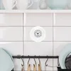 Wall Clocks Bathroom Suction Cup Clock Waterproof For Decor Retro Silica Gel Loop Kitchen