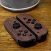 Cases Soft Wooden Design for NS Joy Con Controller Housing with Full Set Buttons Tools DIY Replacement Shell Case for Nintendos Switch