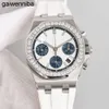 Audemar Piquet Montre mécanique chronographe automatique montre de mouvement pour femme 37 mm montre-bracelet d'affaires de mode Montre de luxe pour dames
