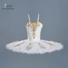 Stage Wear Silver Fairy Variations Tutu Private High-end Custom Adult Children Professional Competition Dress Women's Performance