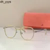 Miui for women miumius sunglasses reading Glasses womans sunglassesシンプルなヨーロッパスタイル良い品質ライト快適な光学フレーム