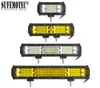 Barre lumineuse LED 5quot 9quot 12 pouces 12V 24V, faisceau combiné, lampe de travail pour ATV 4X4 camion tout-terrain bateau pick-up moto Dri5797294