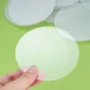 Jewelry Pouches 2X Clear Round Acrylic Sheets 4 Inch Circle Discs Boards Blanks Signs For Picture Painting DIY Crafts