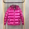 Monclair Mens 재킷 지원 NFC 스캔 패션 복도 재킷 파카 남자 여자 겨울 트렌드 따뜻한 면화 야외 바람에 다운 재킷 클래식 마야 스타일 코트