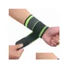 Handledsstöd sportvakt artrit brace hylsa handske andningsbar elastisk palmhand stöder skyddare män kvinnor släpp leverans sport otplv