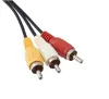 Câbles 1.8 M AV TV RCA n64 AV câble vidéo cordon câble pour cube/pour SNES Nintendo n64 100 pcs/lot