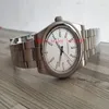 Opvouwbaar mechanisch roestvrij luxe herenhorloge Fabriek 39 mm Leverancier 114300 Saffier Eeuwigdurend Geen Datum Staal Koepelvormig wit Dia243J