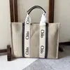 Sac fourre-tout de styliste en toile de haute qualité, fourre-tout de grande capacité, série classique, voyage d'été, trajet pratique avec lettres