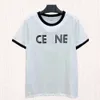 summer womens t shirt designer Tshirt women long plush embellished neckline chest picture tee cotton short sleeve tops