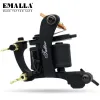 Guns Yangna Tattoo Machine 10 Warps Iron Handmade Black Coil Machine Gun For Tattoo Needles Power Supply Body Art Makeup Supplies